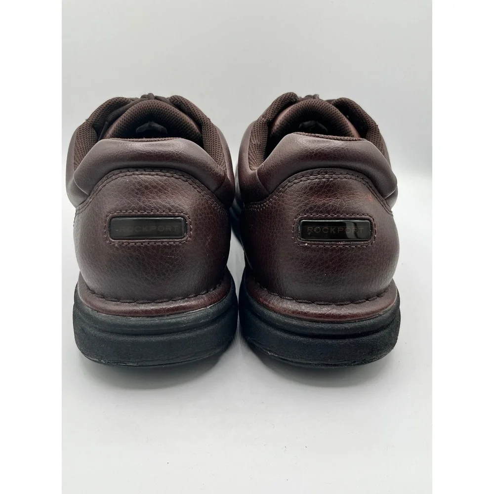 Rockport Men World Tour Classic Brown Leather Walking Shoes K71201 Size 11.5 M